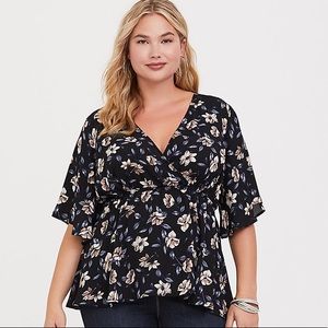 Torrid babydoll blouse 💙